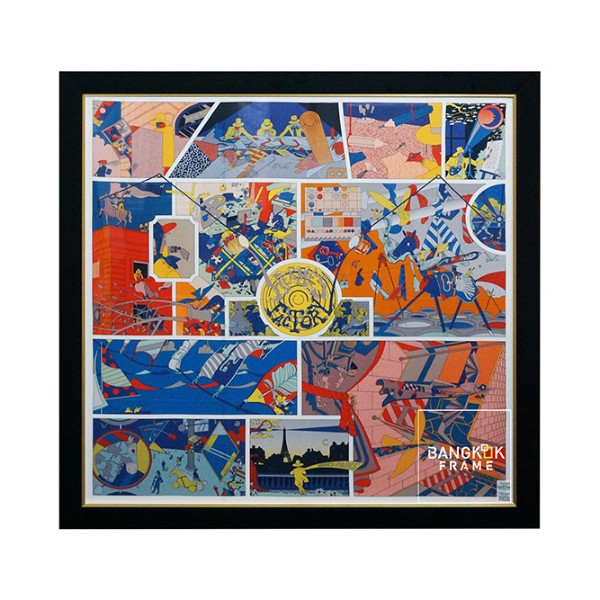 กรอบรูปโชว์ผ้าพันคอ Hermes